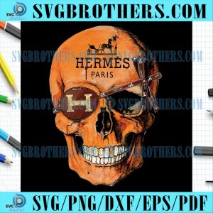 Hermes Brand Skull Png, Trending Svg