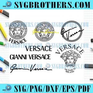 Gianni Versace Logo Svg Bundle, Trending Svg