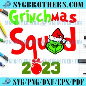merry-xmas-santa-claus-grinchmas-squad-2023-svg