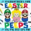 Easter Mario If Better With My Peeps SVG