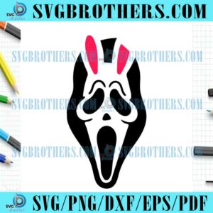 Ghostface Horror Easter Bunny SVG