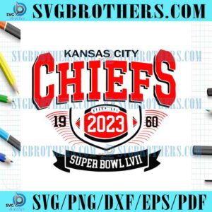 Kansas City Chiefs Superbowl LVII 2023 SVG