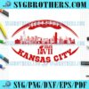 KC Chiefs Skyline Superbowl LVII 2023 SVG