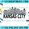 Kansas City Chiefs Skyline Football Team SVG