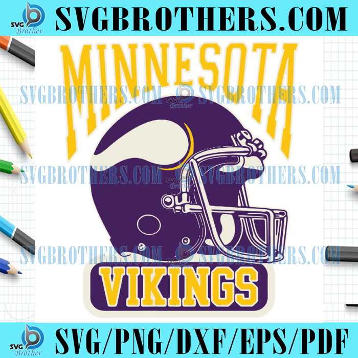 Minnesota Vikings Football Teams Logo SVG