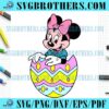 Cute Disney Minnie In Easter Egg SVG