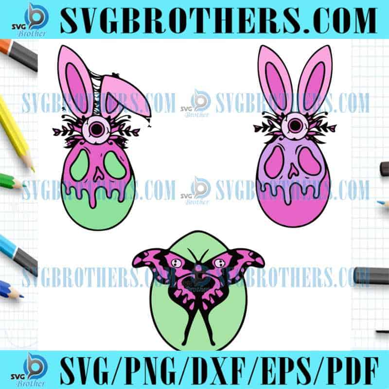 Creepy Easter Eggs SVG Bundle