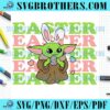 Baby Yoda Easter Bunny Eggs SVG