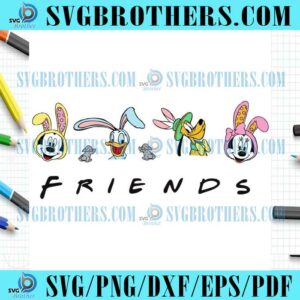 Easter Bunny Mickey And Friends Face SVG