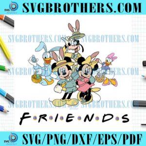 Mickey And Friends Easter Bunny SVG