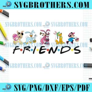 Mickey Aand Friends Easter Bunny SVG