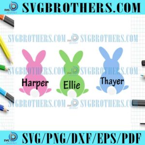 Funny Easter Bunny Family Gift SVG