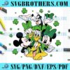 St Patricks Day Mickey And Friends SVG