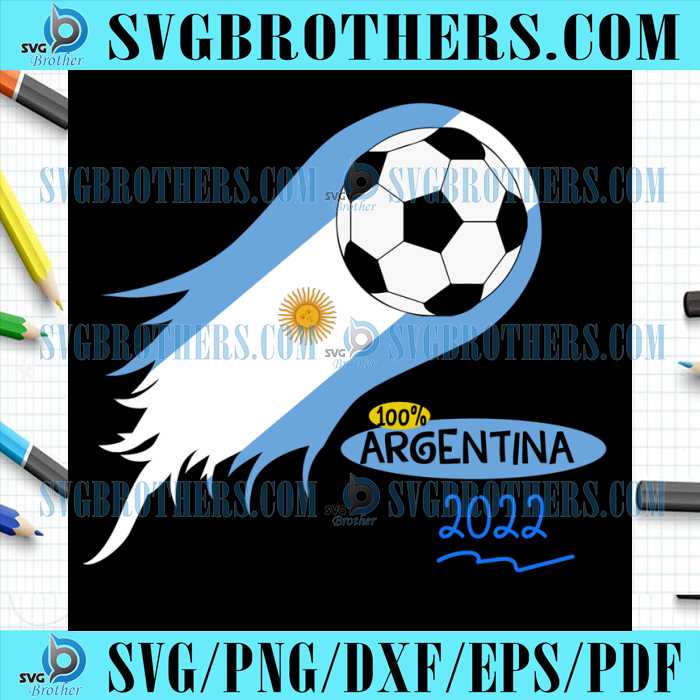 Argentina Fifa World Cup Qatar Soccer SVG