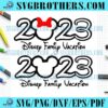 Mickey Minnie Disney Trip 2023 SVG