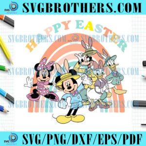 Mickey Friends Easter Bunny SVG