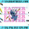 Happy Easter Disney Stitch And Carrot SVG
