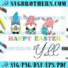 Easter Yall Gnomes Eggs Gift SVG