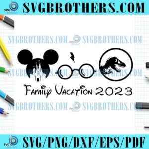 Disney Universal Vacation 2023 SVG