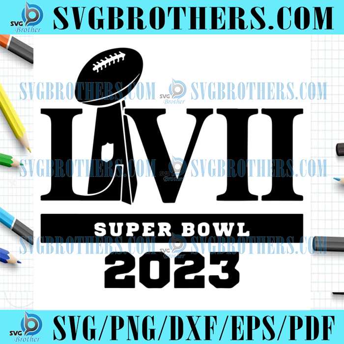 Superbowl Games LVII 2023 Football Team SVG