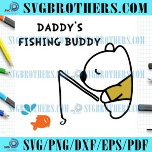 Happy Daddy Fishing Buddy SVG