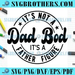 Funny Not A Father Figure Logo SVG