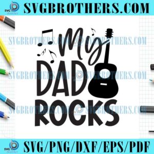 Happy Fathers Day Rocks SVG