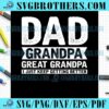 Retro Dad Great Grandpa Sayings SVG