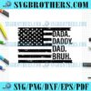 Retro Dada Brush USA Flag SVG
