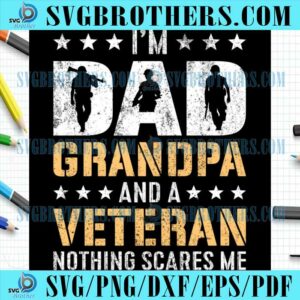 Retro Dad Grandpa And Veteran SVG