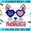 Meowica Patriotic Independence Day SVG