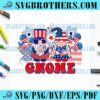 Gnome Celebrated USA Flag Fireworks PNG