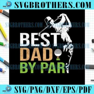 Retro Best Dadd By Par SVG