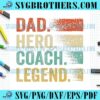 Retro Dad Hero Coach Legend PNG