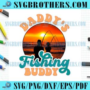Papa And Son Fishing Buddy PNG