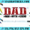 Retro Daddy Vibes Myth Legend PNG