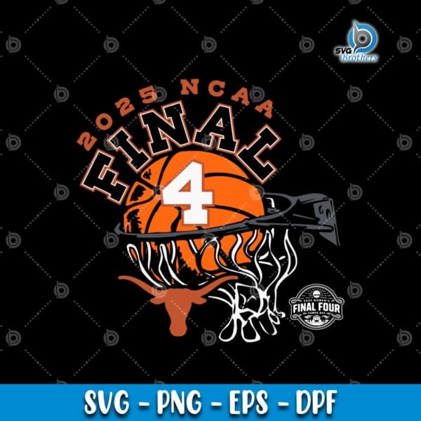 Texas Longhorns 2025 Final Four Ncaa Womens Basketball SVG